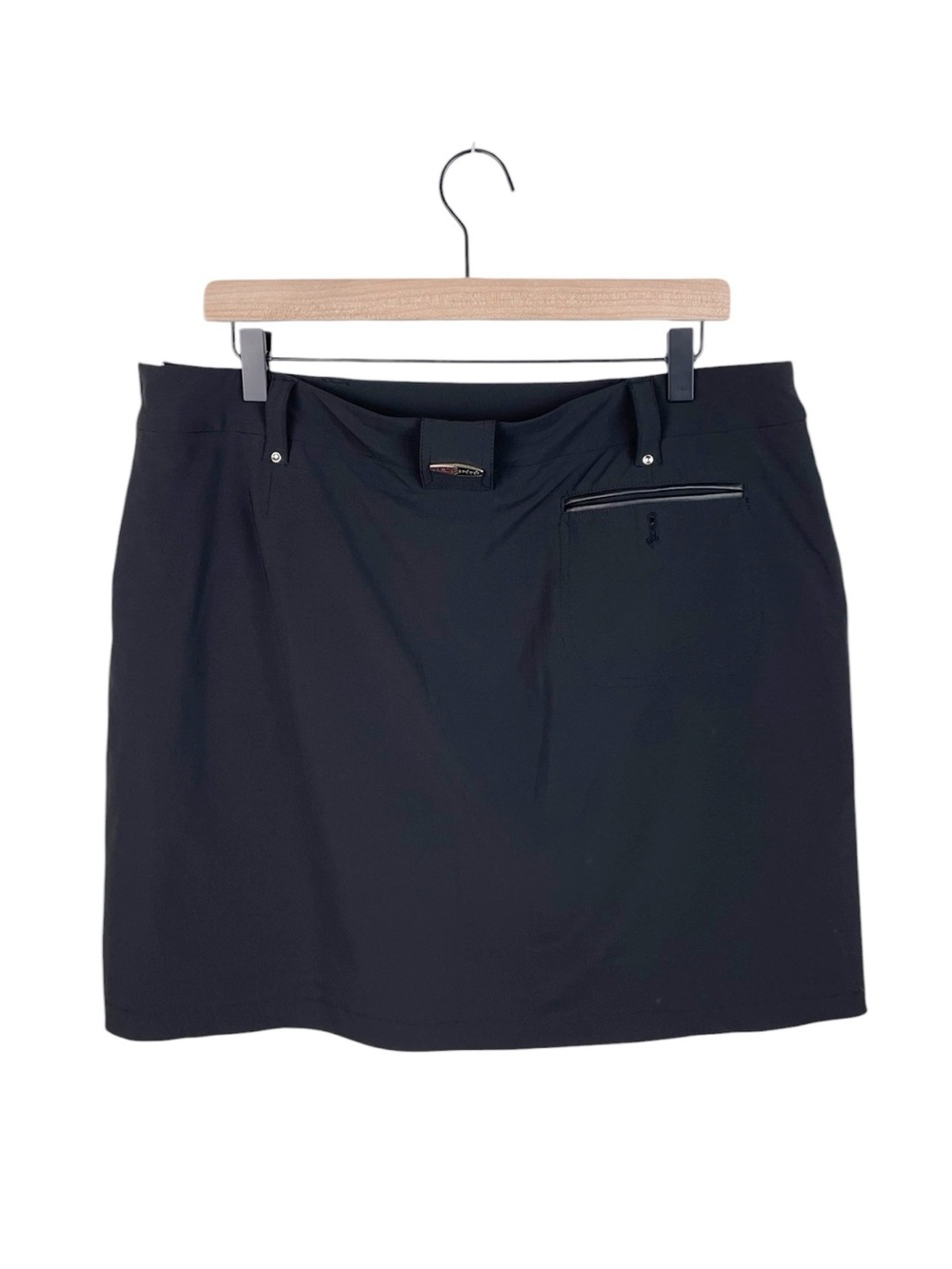 Jamie Sadock Airwear Golf Skort Size 12 Black with Silver Trims #81330 Skirt - Picture 2 of 9
